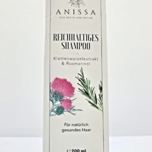 ANISSA Naturkosmetik Подхранващ шампоан 200ml Алое Вера и Розмарин против косопад Нов