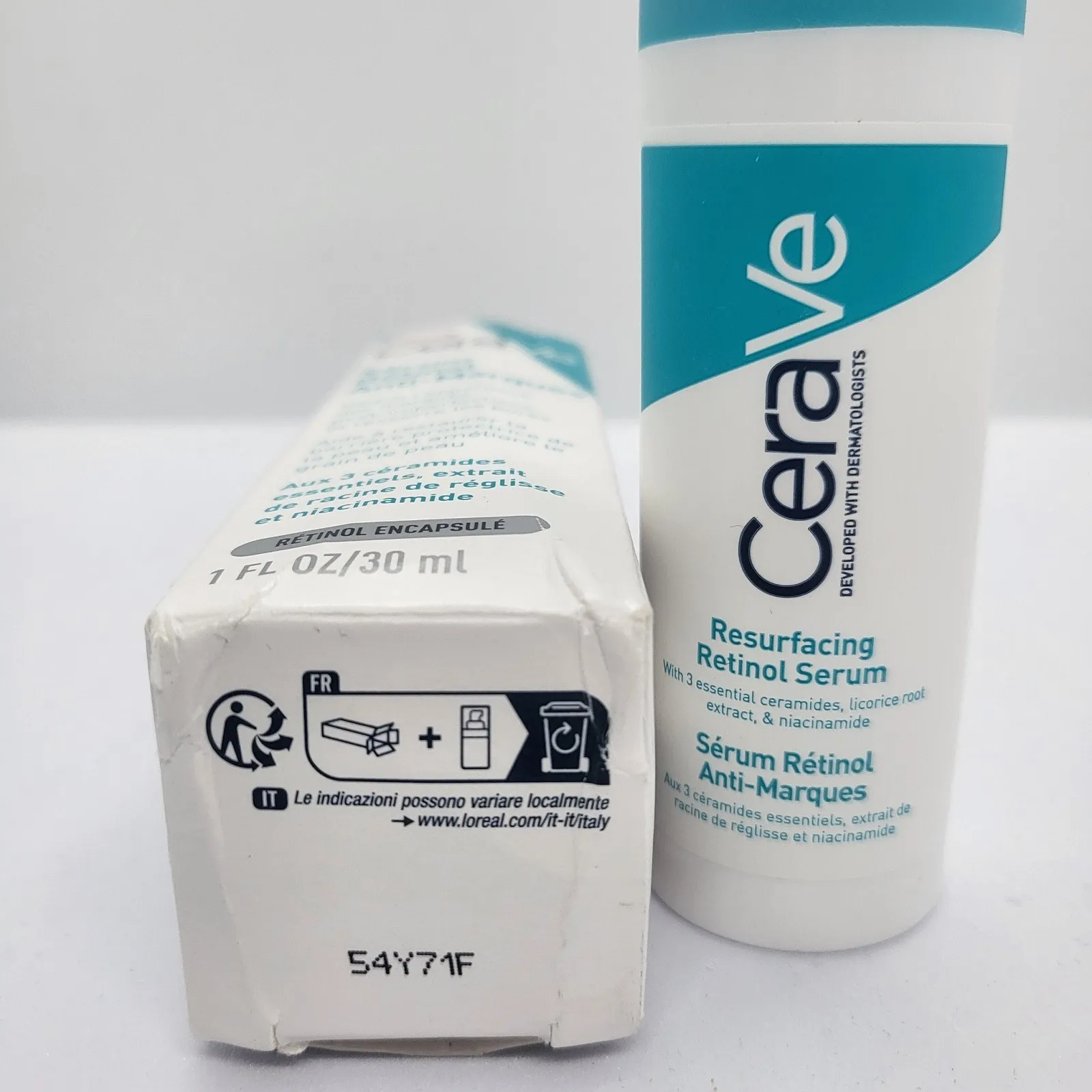 CeraVe Възстановяващ ретинолов серум 30ml / 1 FL OZ - Чисто нов с леко подбита кутия - Image 5