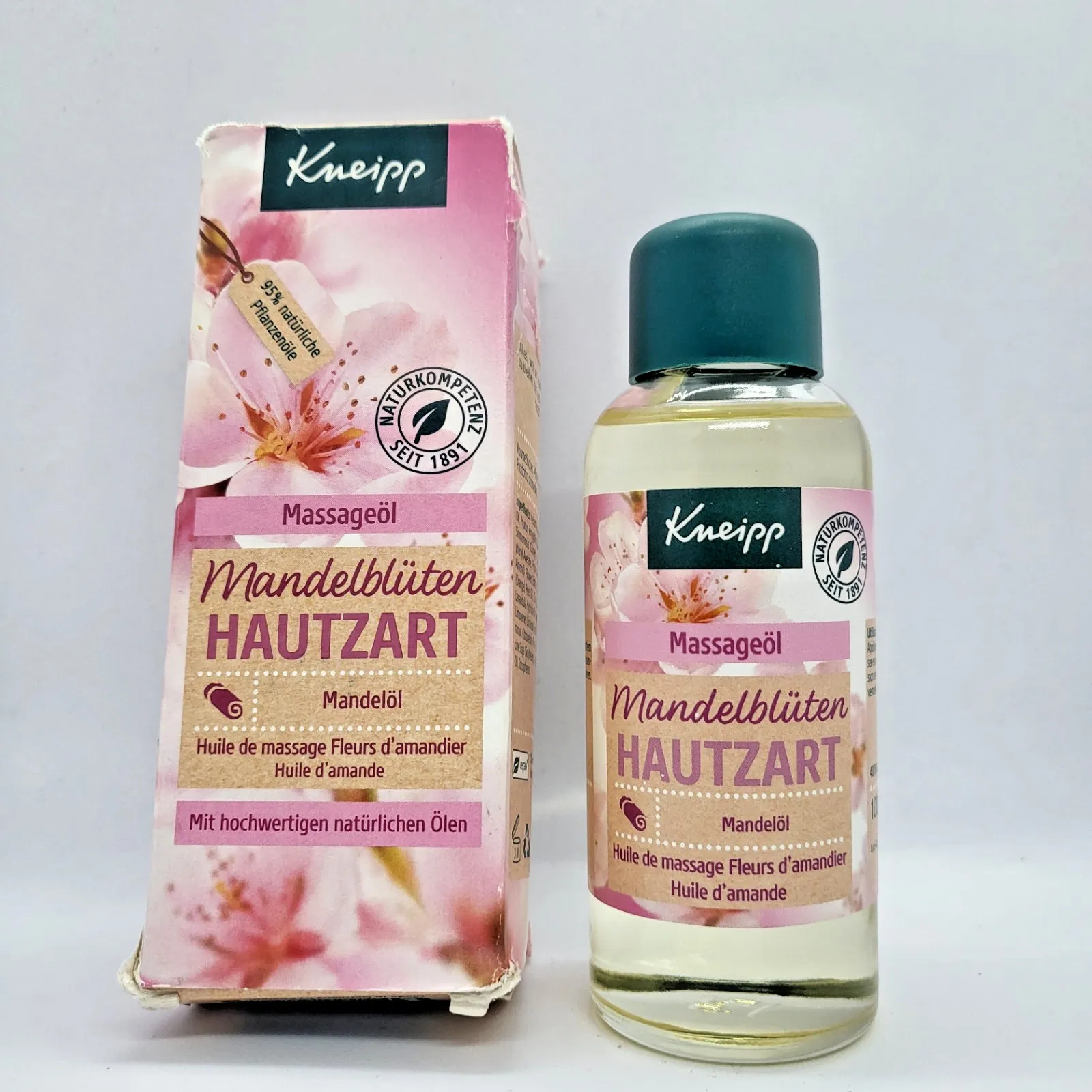 Kneipp Масажно масло с бадемов цвят 100ml За мека кожа и подхранване Нов - Image 7