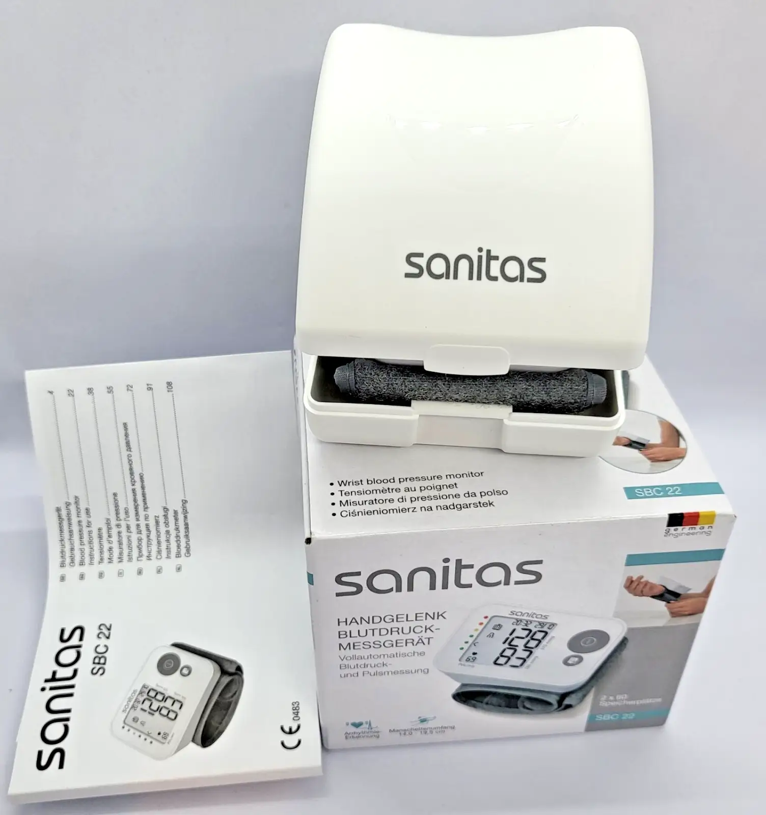 Sanitas SBC 22 Дигитален апарат за кръвно налягане за китка с откриване на аритмия LCD - Image 3