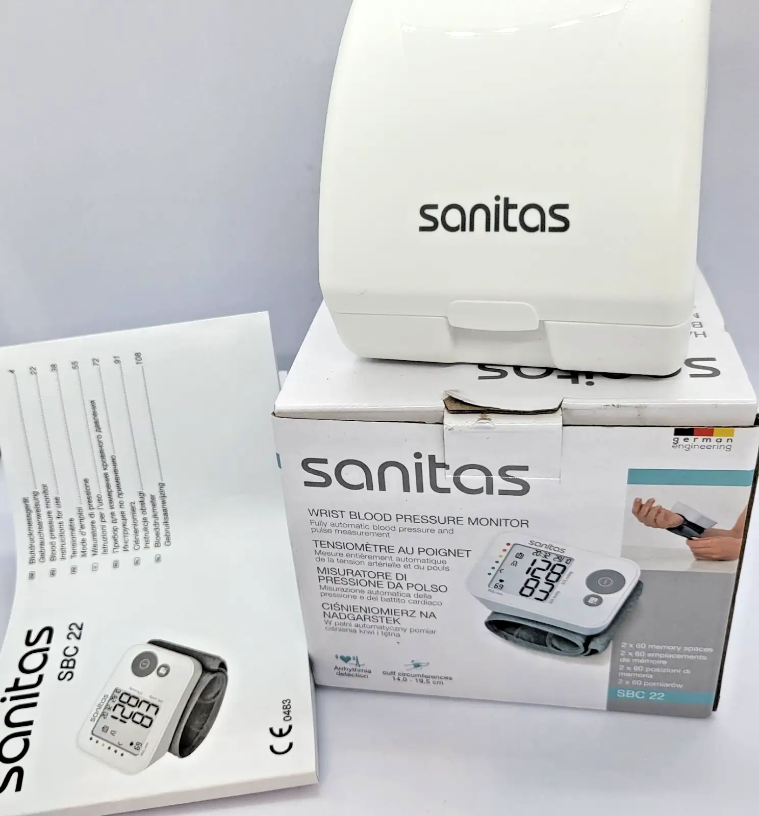 Sanitas SBC 22 Дигитален апарат за кръвно налягане за китка с откриване на аритмия LCD - Image 4