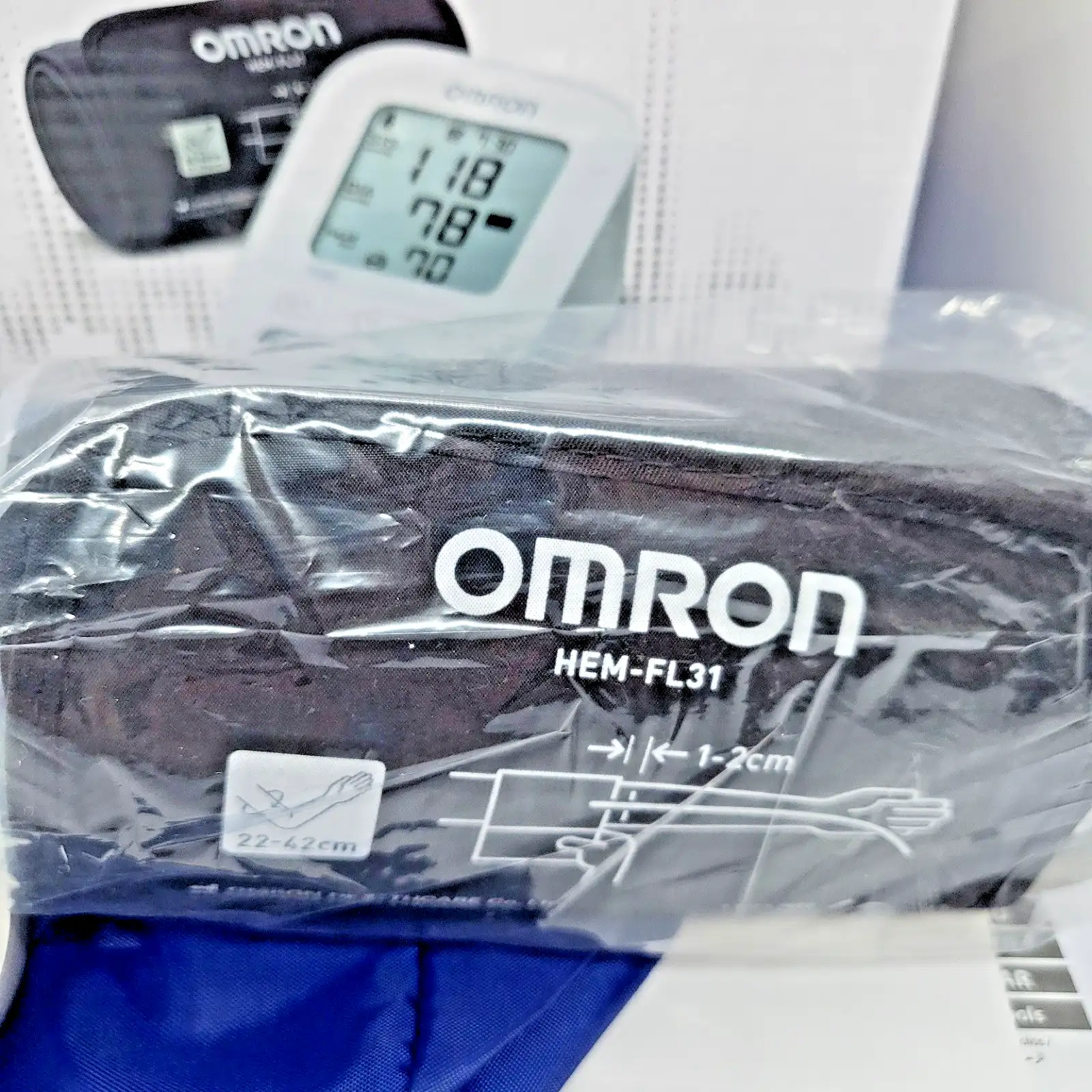 Omron X3 Comfort Дигитален апарат за кръвно налягане за надлакътник Intelli Wrap Нов - Image 5