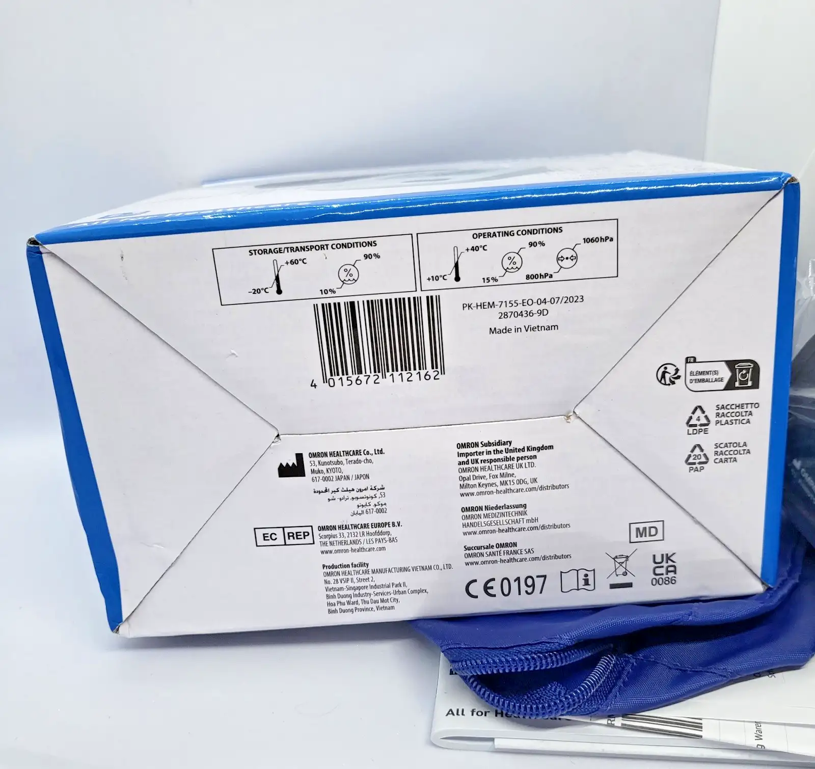 Omron X3 Comfort Дигитален апарат за кръвно налягане за надлакътник Intelli Wrap Нов - Image 9