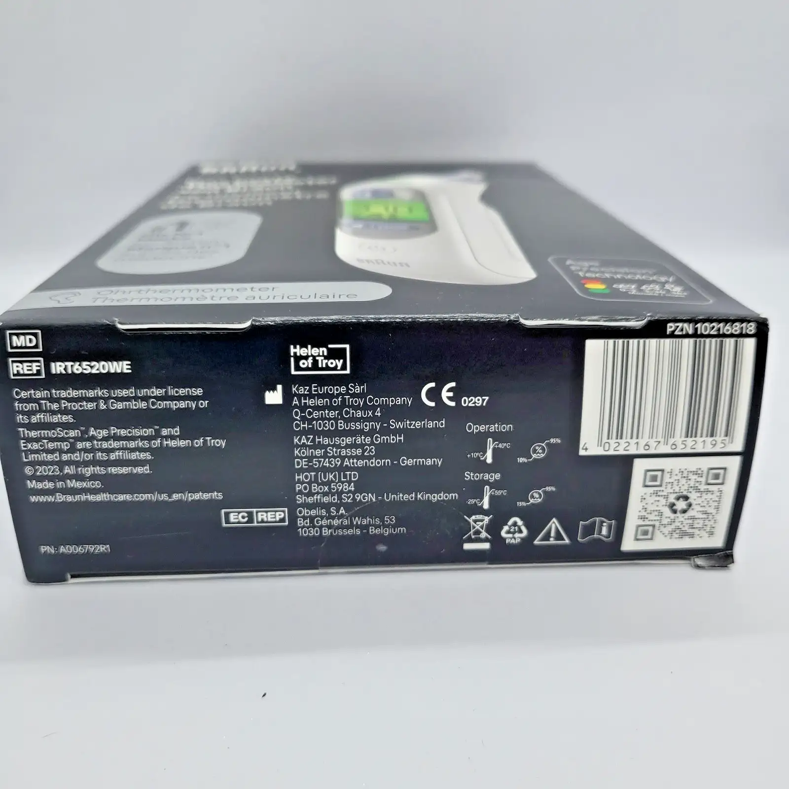 Braun ThermoScan 7 IRT6520 Термометър за ухо Дигитален Инфрачервен За деца и възрастни Запечатан - Image 5