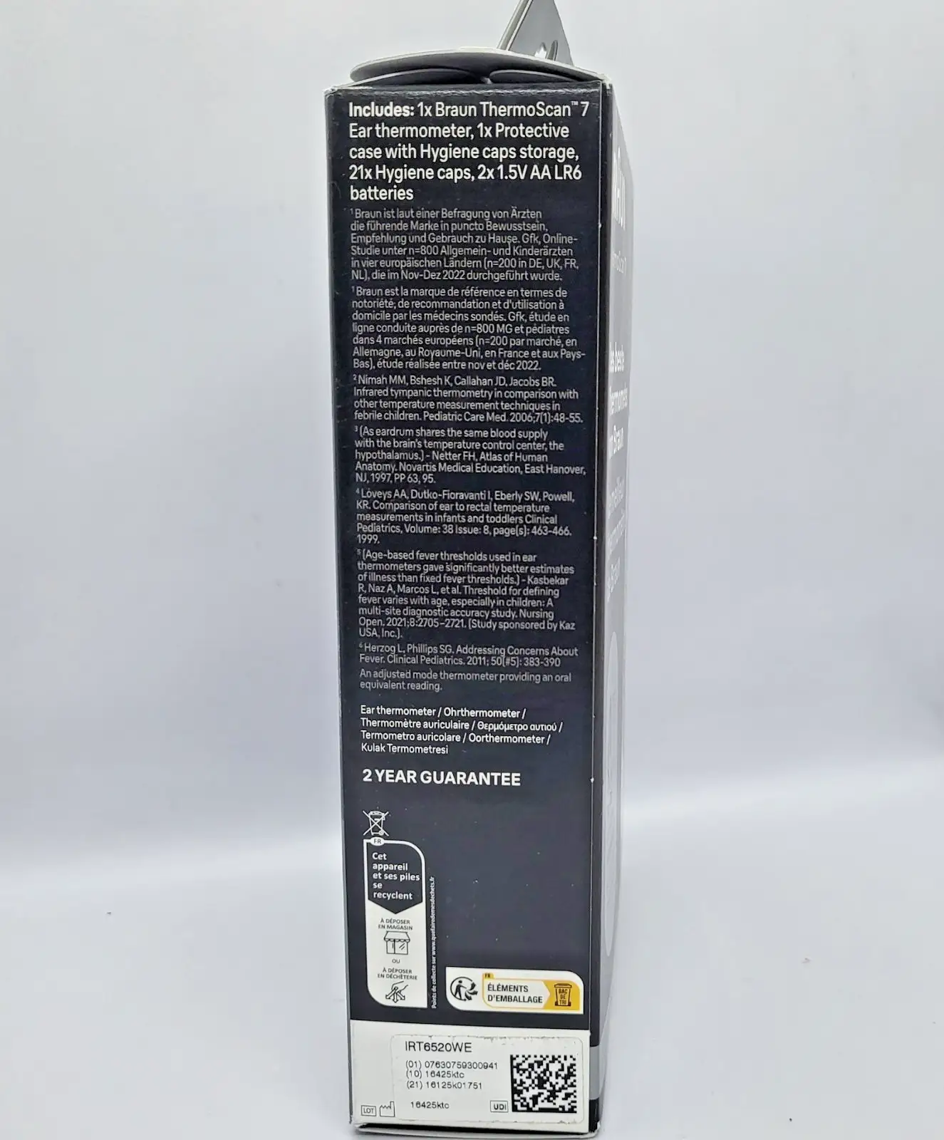 Braun ThermoScan 7 IRT6520 Термометър за ухо Дигитален Инфрачервен За деца и възрастни Запечатан - Image 6