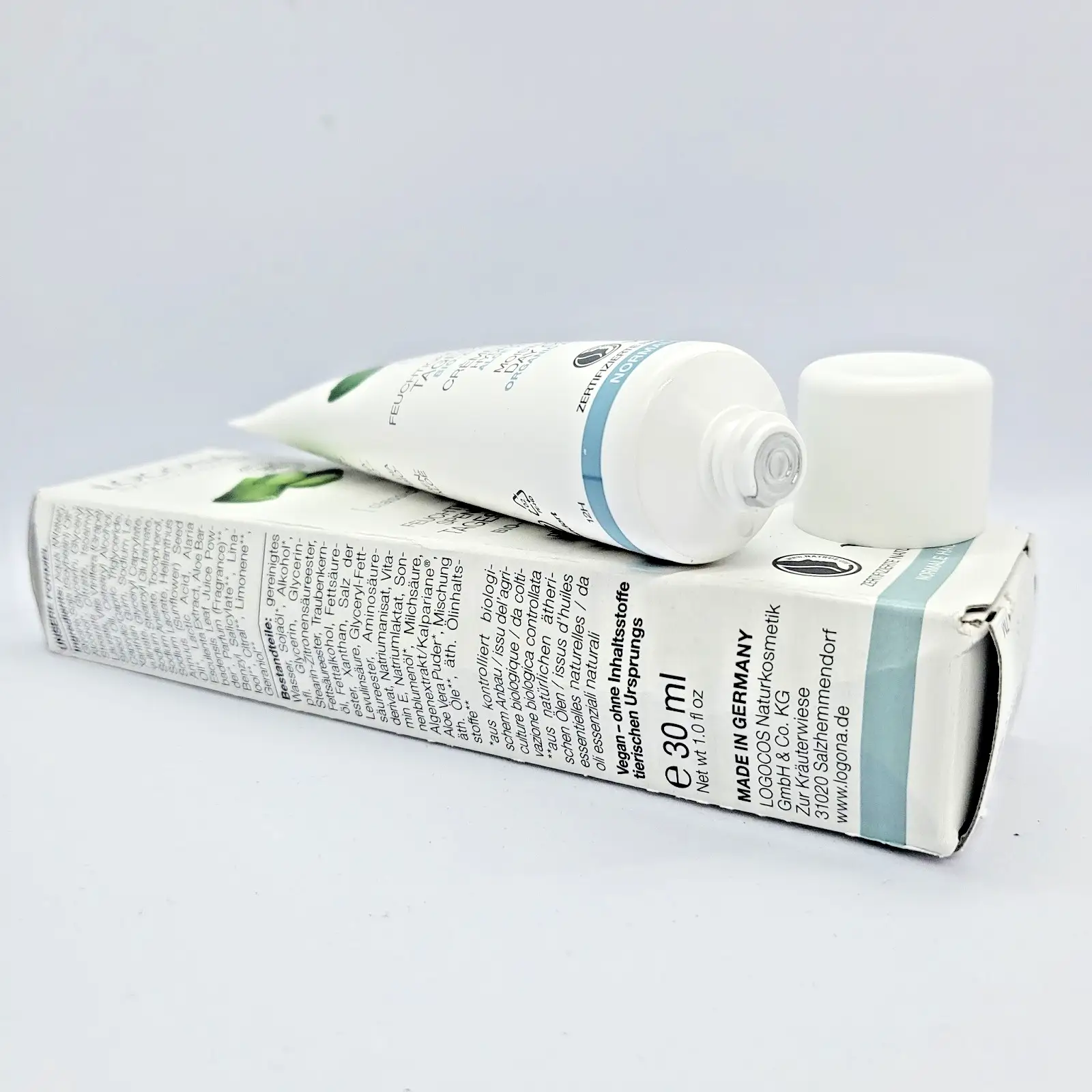 Logona Naturkosmetik Овлажняващ дневен крем с био алое вера 30ml - Image 4