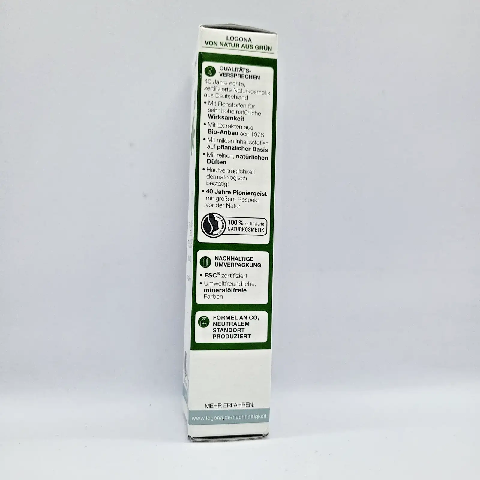 Logona Naturkosmetik Овлажняващ дневен крем с био алое вера 30ml - Image 6