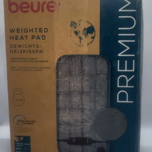 Beurer Премиум утежнена електрическа грейка 60x30cm 1.5kg 6 степени Отворена кутия