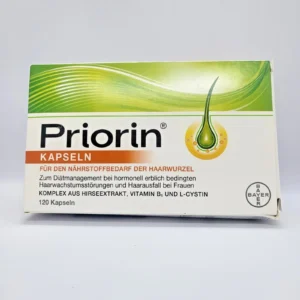 Priorin капсули за растеж на косата 120 капсули Bayer Оригинални Нови запечатани