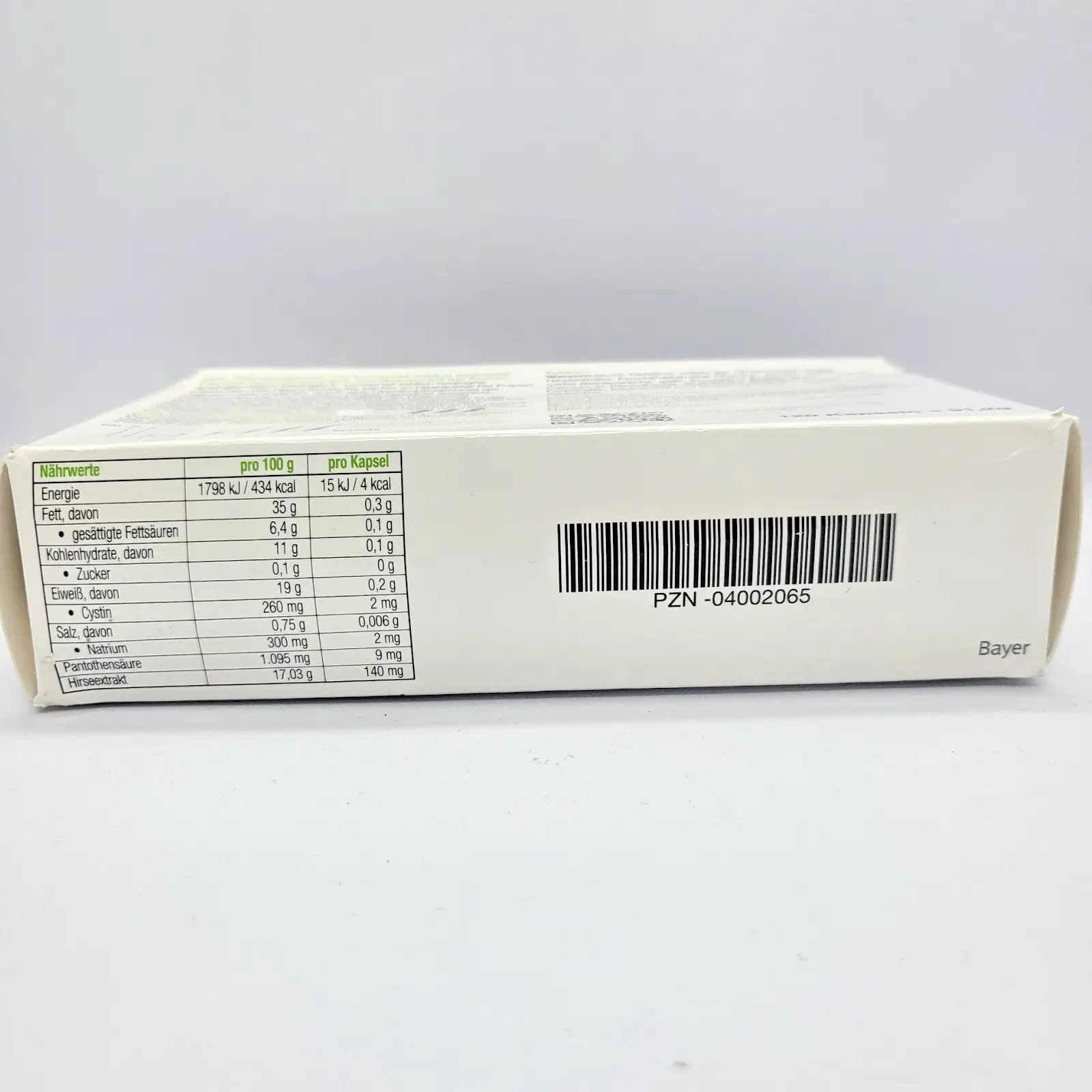 Priorin капсули за растеж на косата 120 капсули Bayer Оригинални Нови запечатани - Image 4