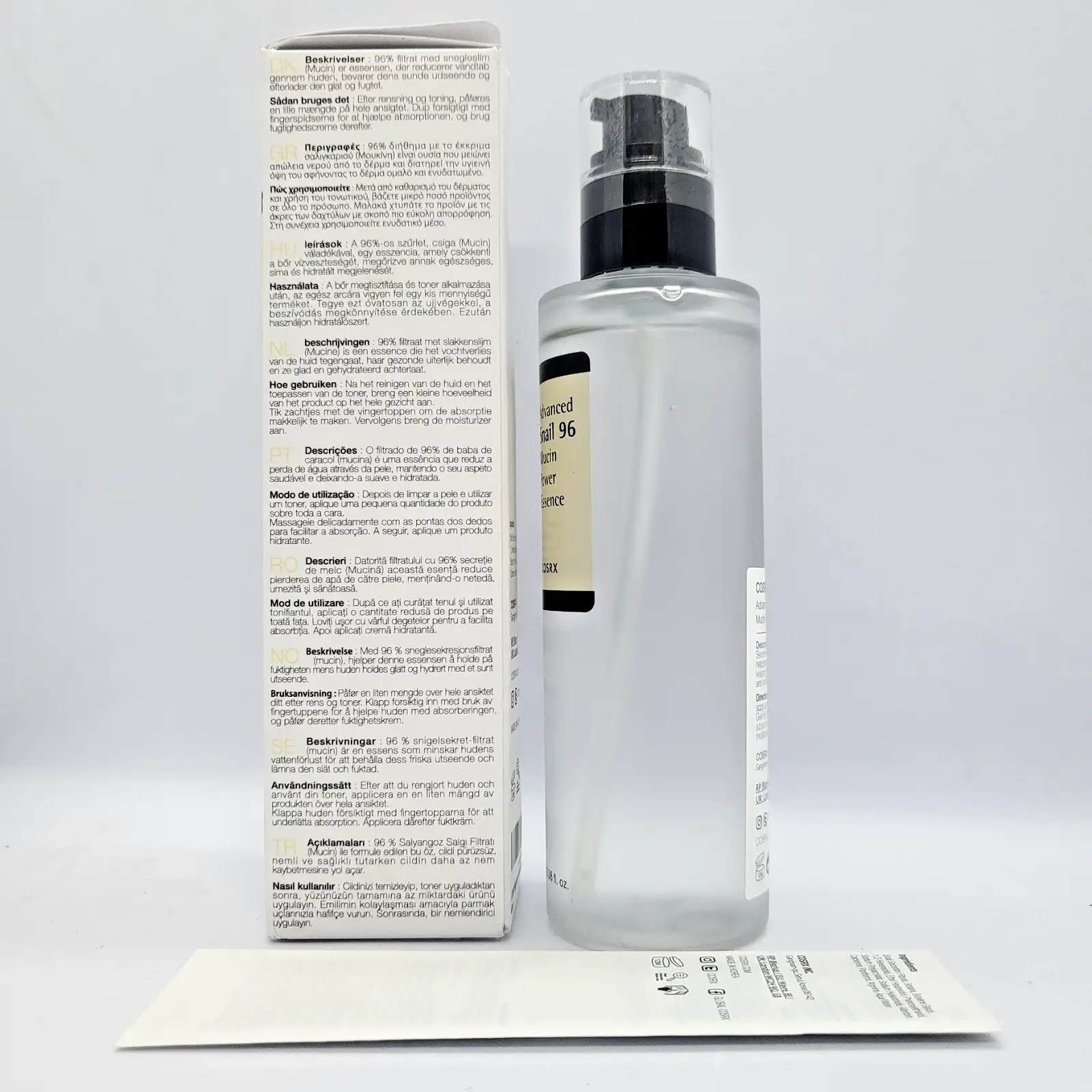 COSRX Advanced Snail 96 Mucin Power Есенция 100ml Хидратиращ възстановяващ серум Нов - Image 4