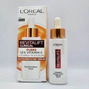 Loreal Revitalift Clinical 12% Чист витамин C серум Против стареене За свиване на пори Блясък Нов