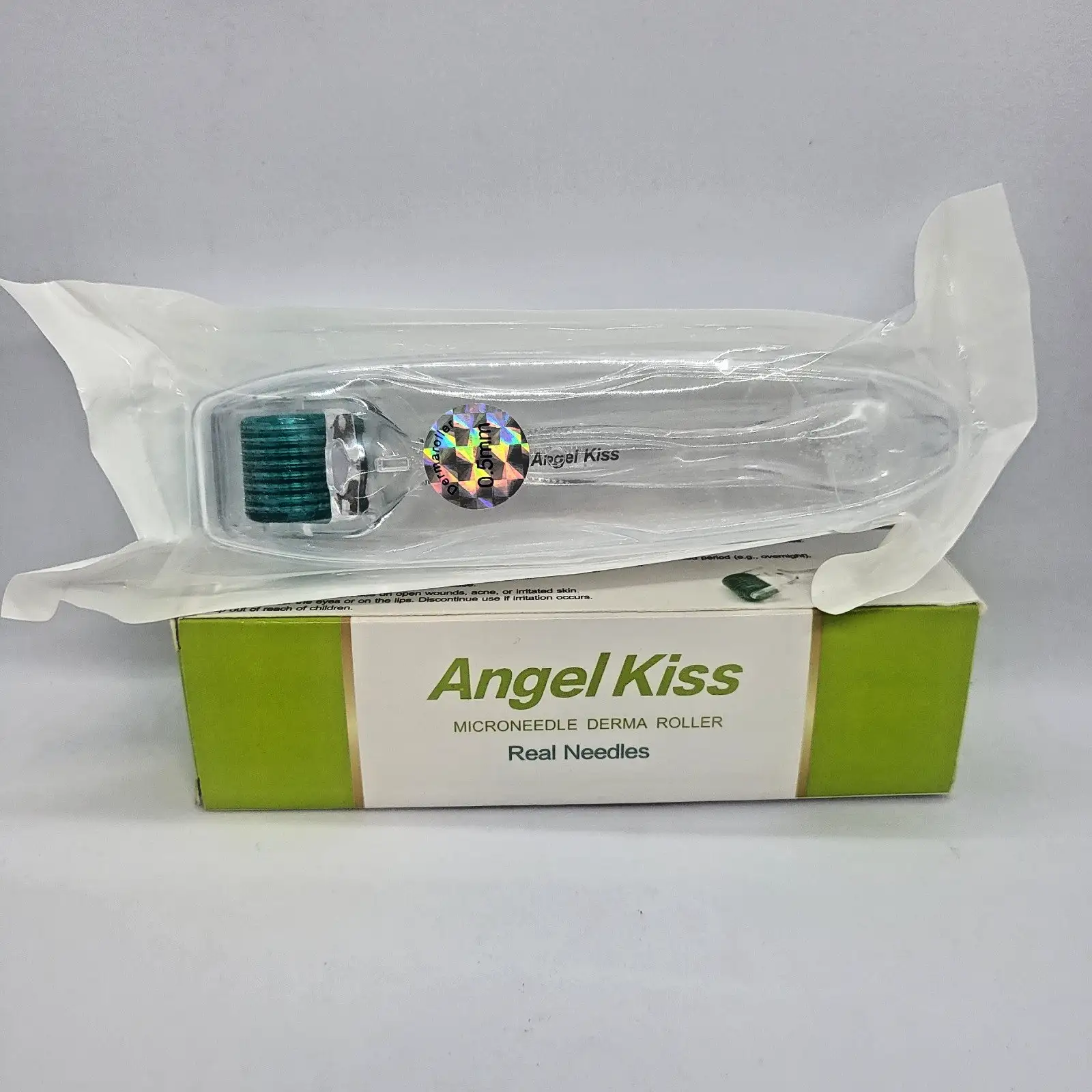 Angel Kiss Микроиглен ролер за грижа за кожата 0.5mm 192 индивидуални истински игли - Image 2