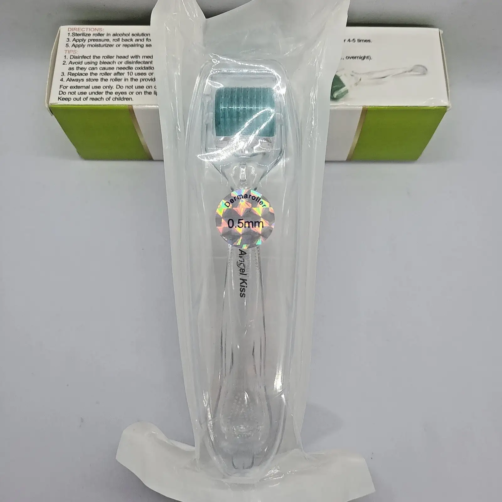 Angel Kiss Микроиглен ролер за грижа за кожата 0.5mm 192 индивидуални истински игли - Image 3