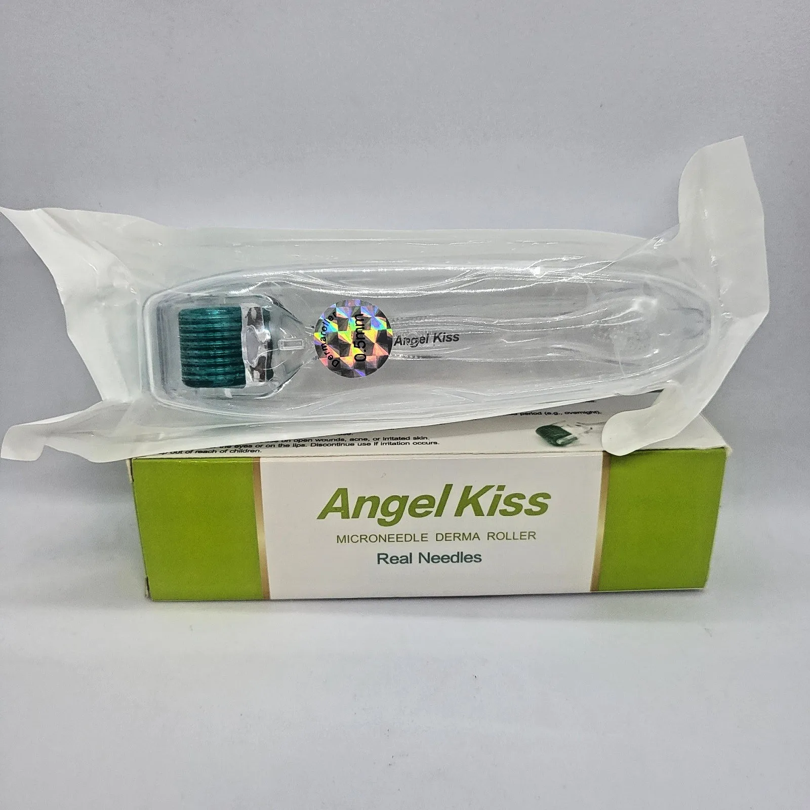 Angel Kiss Микроиглен ролер за грижа за кожата 0.5mm 192 индивидуални истински игли - Image 7