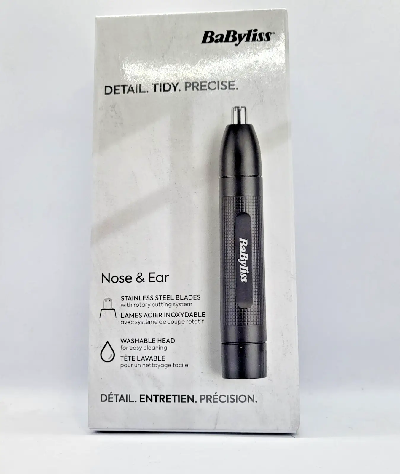 Тример за нос и уши BaByliss E650E - На батерии Водоустойчив - Image 2