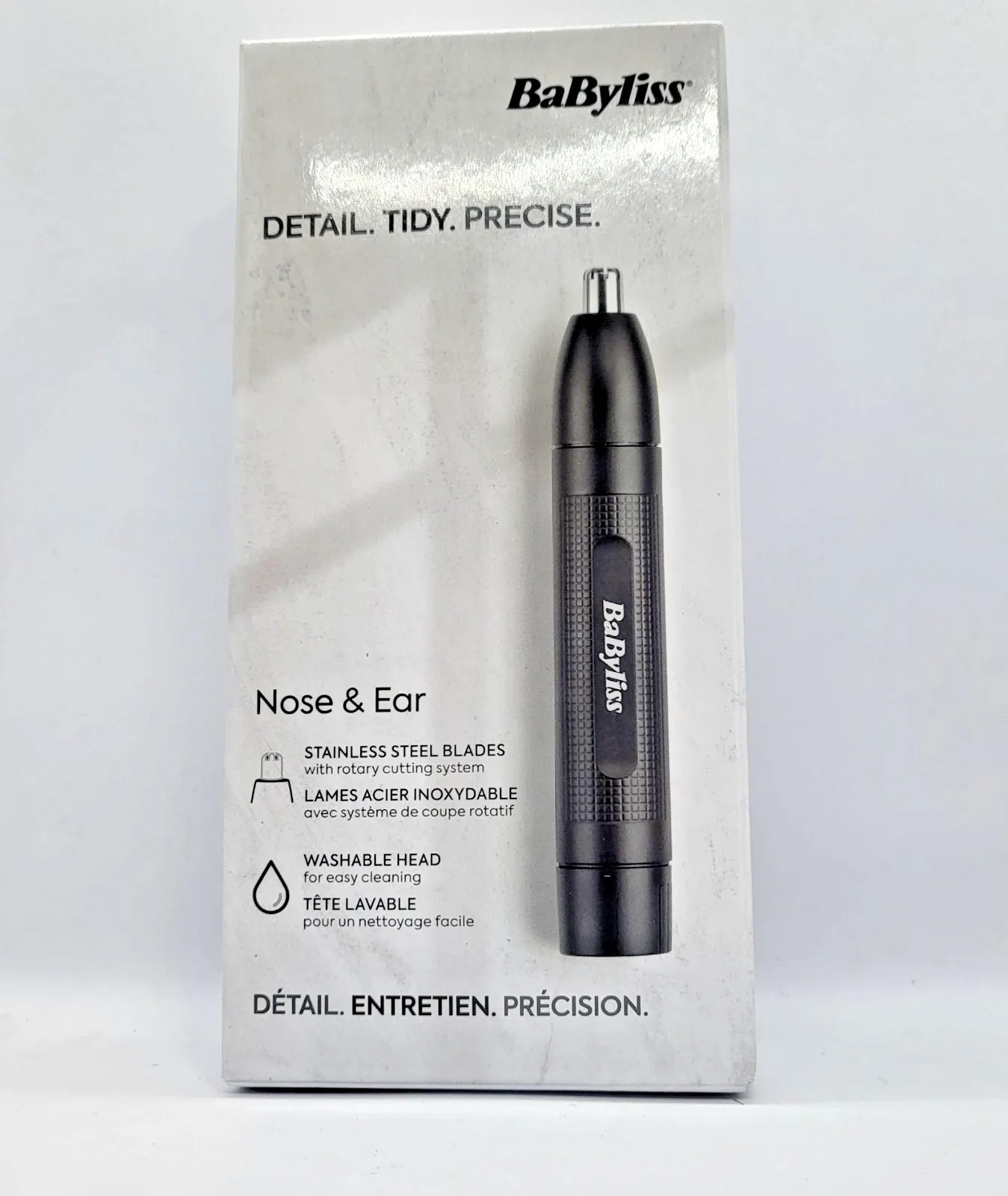 Тример за нос и уши BaByliss E650E - На батерии Водоустойчив - Image 6