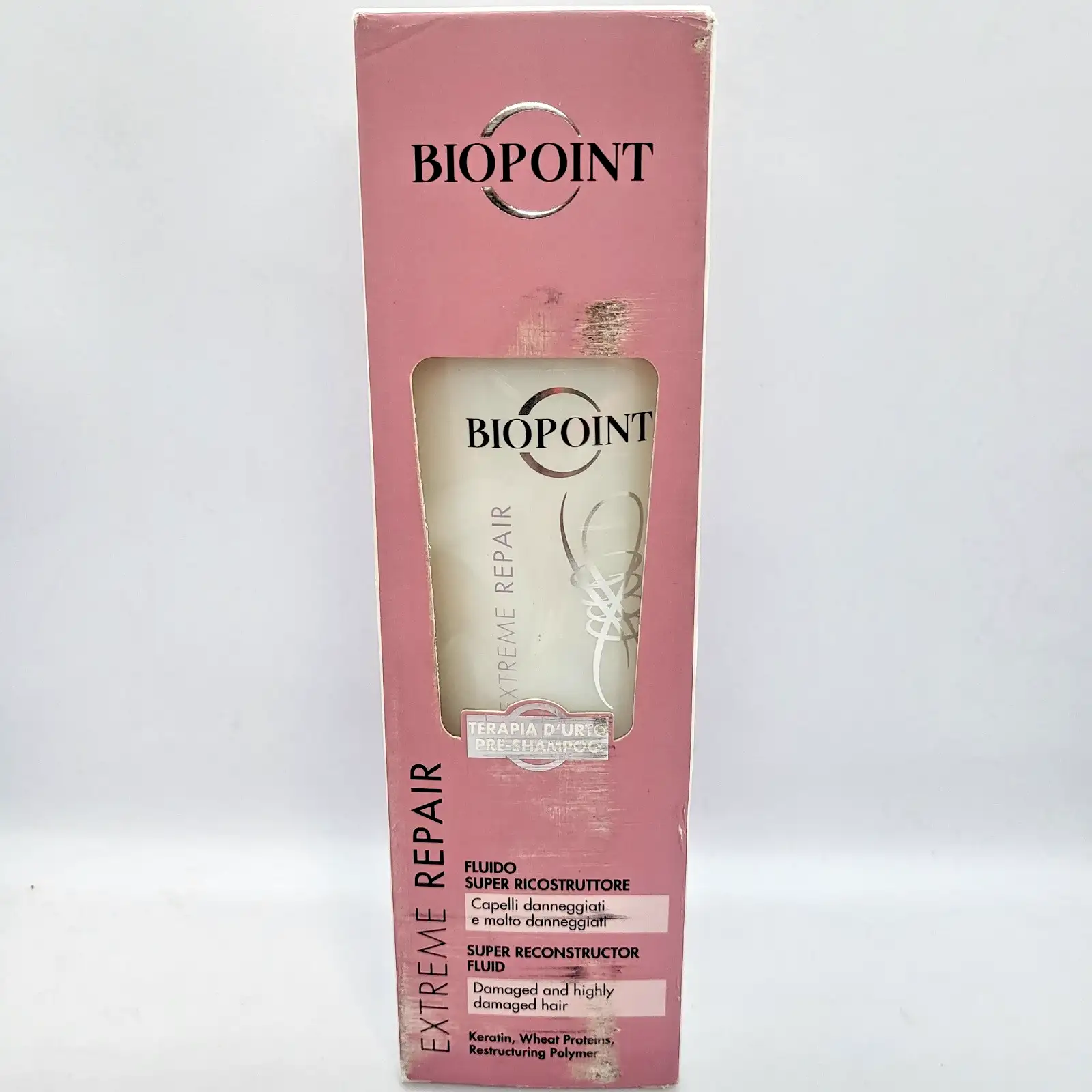 Biopoint Extreme Repair Възстановяващ флуид за коса 200ml Кератин Преди шампоан Нов - Image 7