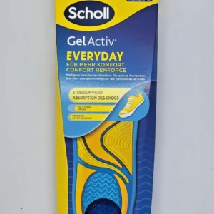 Scholl GelActiv ежедневни стелки за мъже, размер L, с омекотяваща подложка