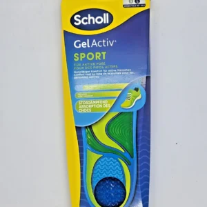 Scholl GelActiv Sport спортни стелки за мъже, размер L, за бягане