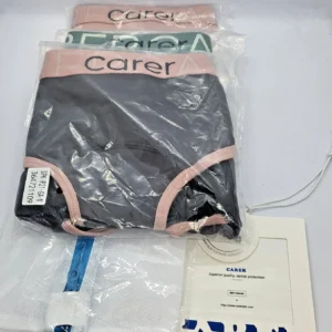 Carer менструално бельо за жени с непропусклива защита при инконтиненция, 3 броя, размер M