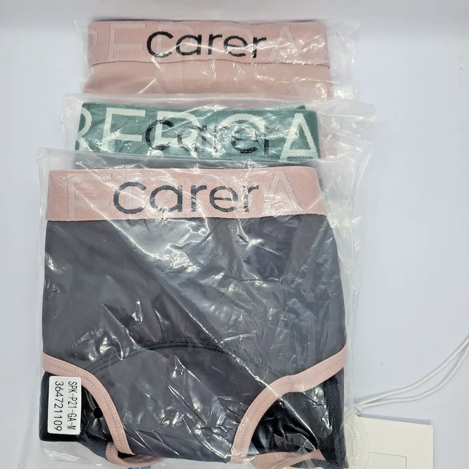 Carer менструално бельо за жени с непропусклива защита при инконтиненция, 3 броя, размер M - Image 3