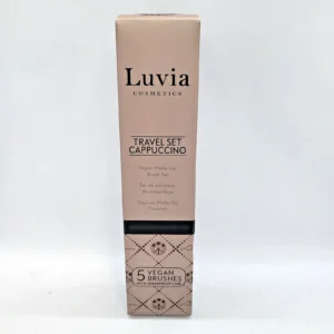 Luvia Cosmetics Cappuccino комплект за пътуване с 5 веган четки за грим и калъф