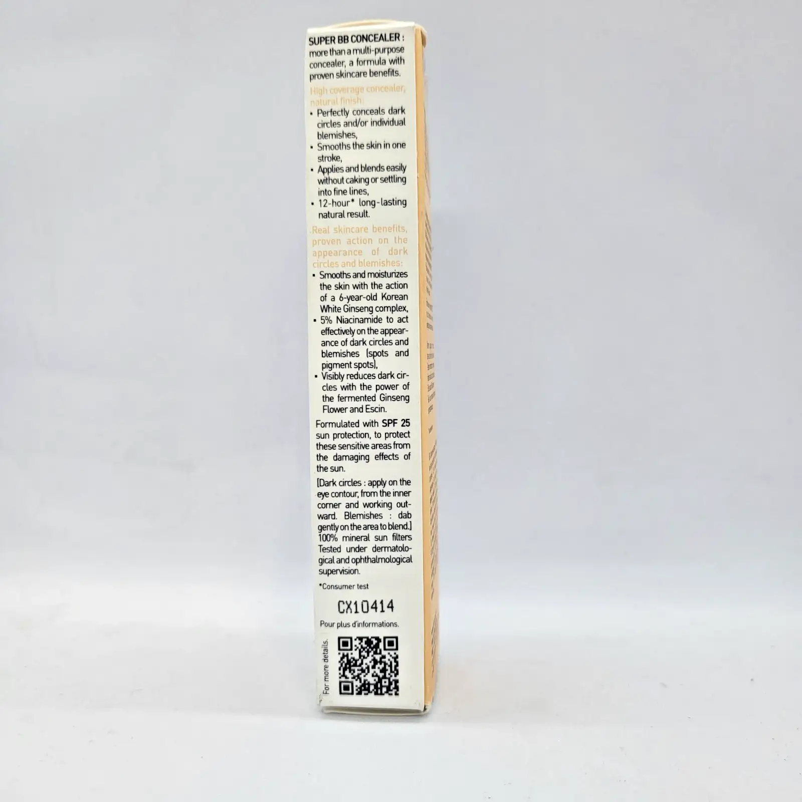 Erborian Super BB Au Ginseng SPF 25 коректор, нюанс Nude - Image 3