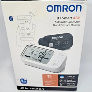 Omron X7 Smart AFib автоматичен апарат за кръвно налягане за мишница с Bluetooth