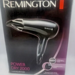 Remington Power Dry 2000 D3010 сешоар, 2000 W, черен, с повредена кутия