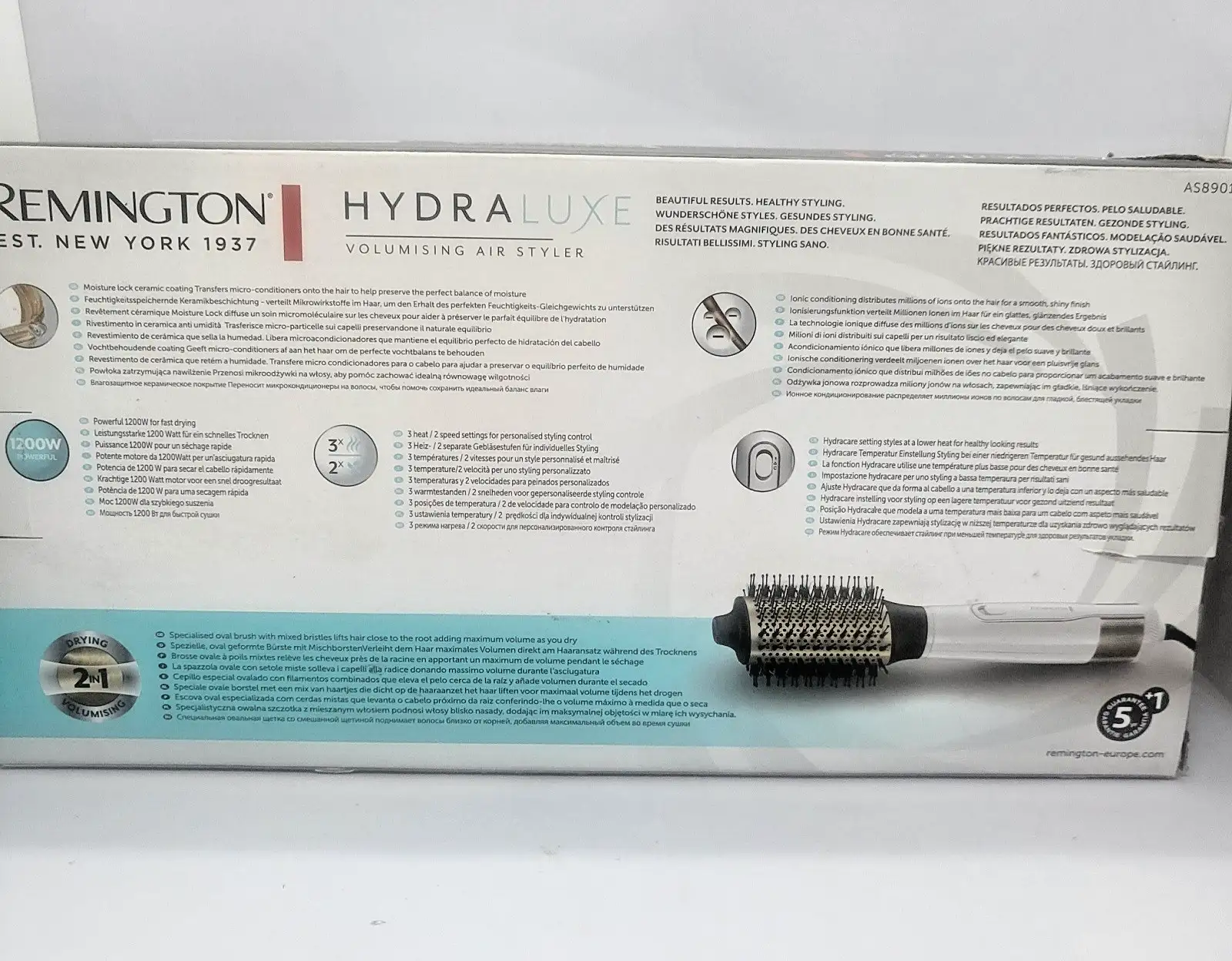 Remington Hydraluxe AS8901 въздушна четка за коса, 1200 W - Image 3