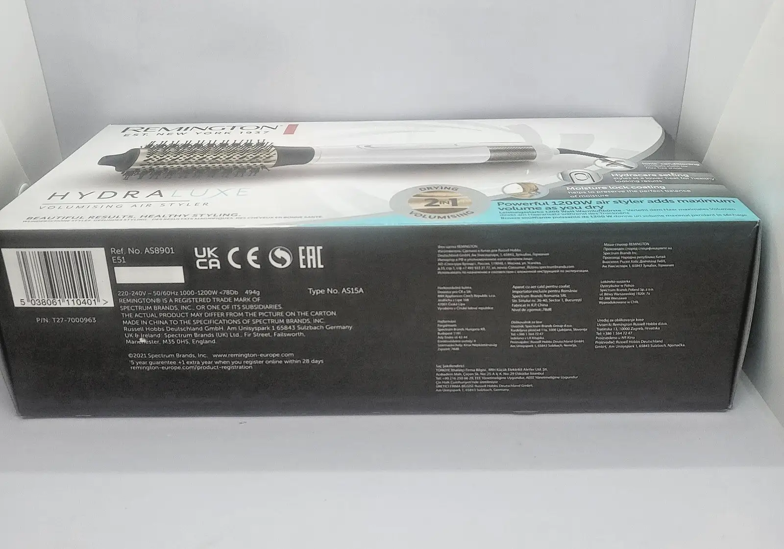 Remington Hydraluxe AS8901 въздушна четка за коса, 1200 W - Image 6