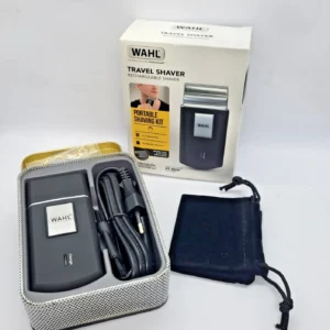 Wahl 3615 компактна безжична презареждаема мъжка самобръсначка с фолио за пътуване, нова