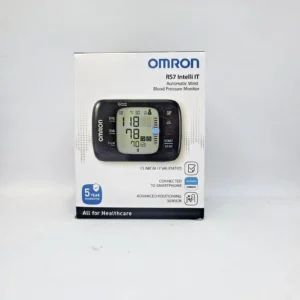 Omron RS7 Intelli IT апарат за кръвно налягане за китка с Bluetooth, нов, с твърд калъф
