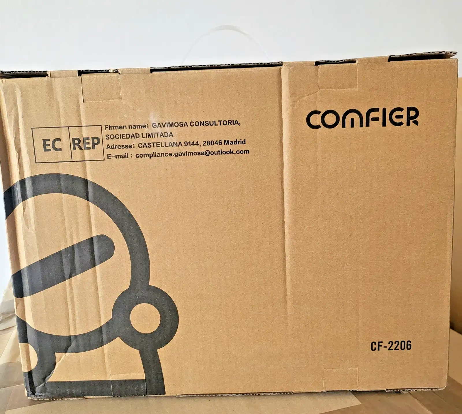 Comfier CF 2206 вибрираща масажна седалка с подгряване и 10 мотора - Image 3