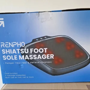 RENPHO Shiatsu масажор за ходила с подгряване, многофункционална електрическа подложка