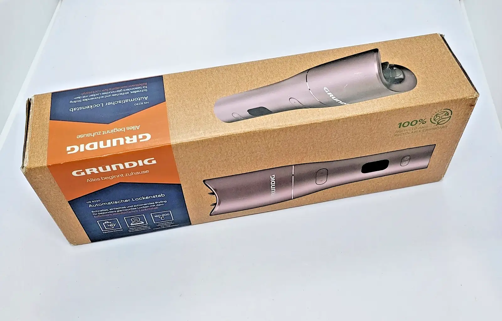 Grundig HS 6230 EasyCurl безжична автоматична маша за коса, лилава, нова, отворена кутия - Image 5