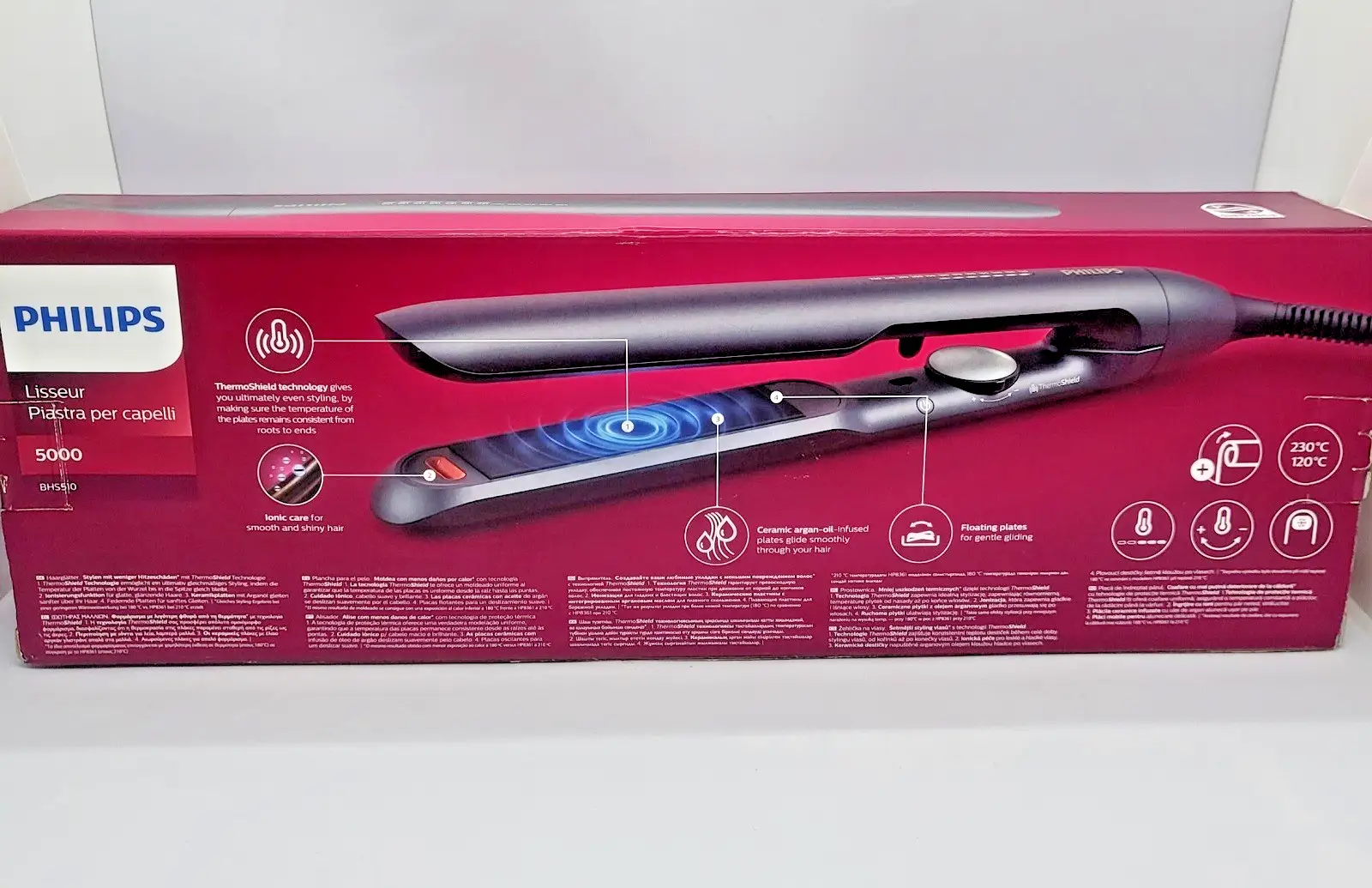 Преса за коса Philips Серия 5000 с технология ThermoShield - Image 3