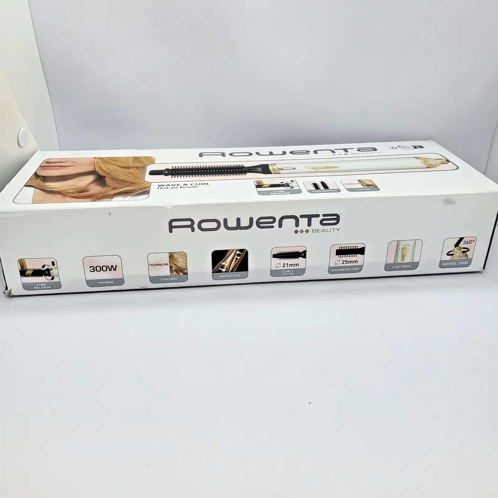 Четка с горещ въздух за вълни и къдрици Rowenta CF3910 300W Турмалин - Image 5