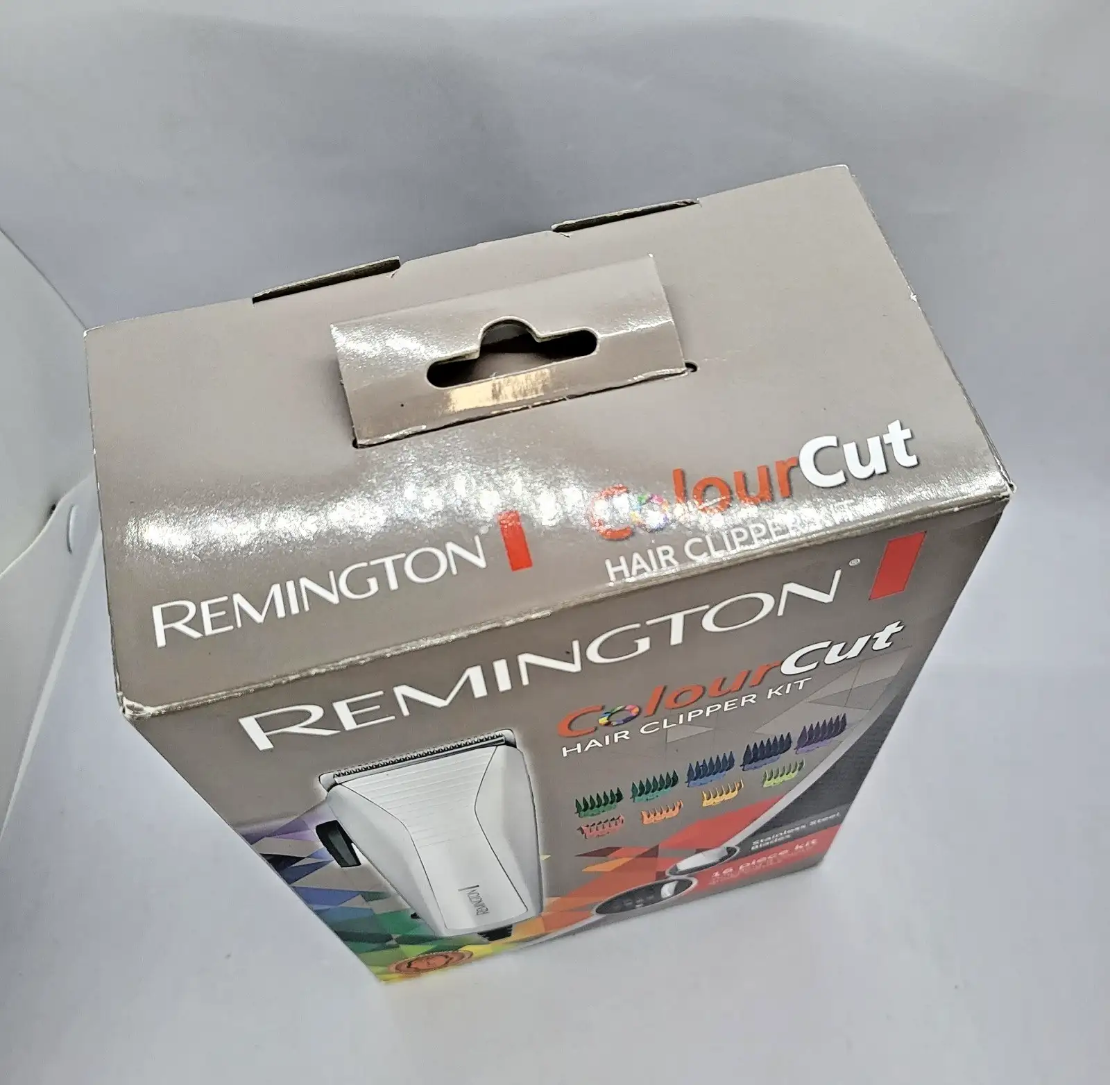 Комплект машинна за подстригване с кабел Remington ColourCut HC5035 Бяла 16 части - Image 7