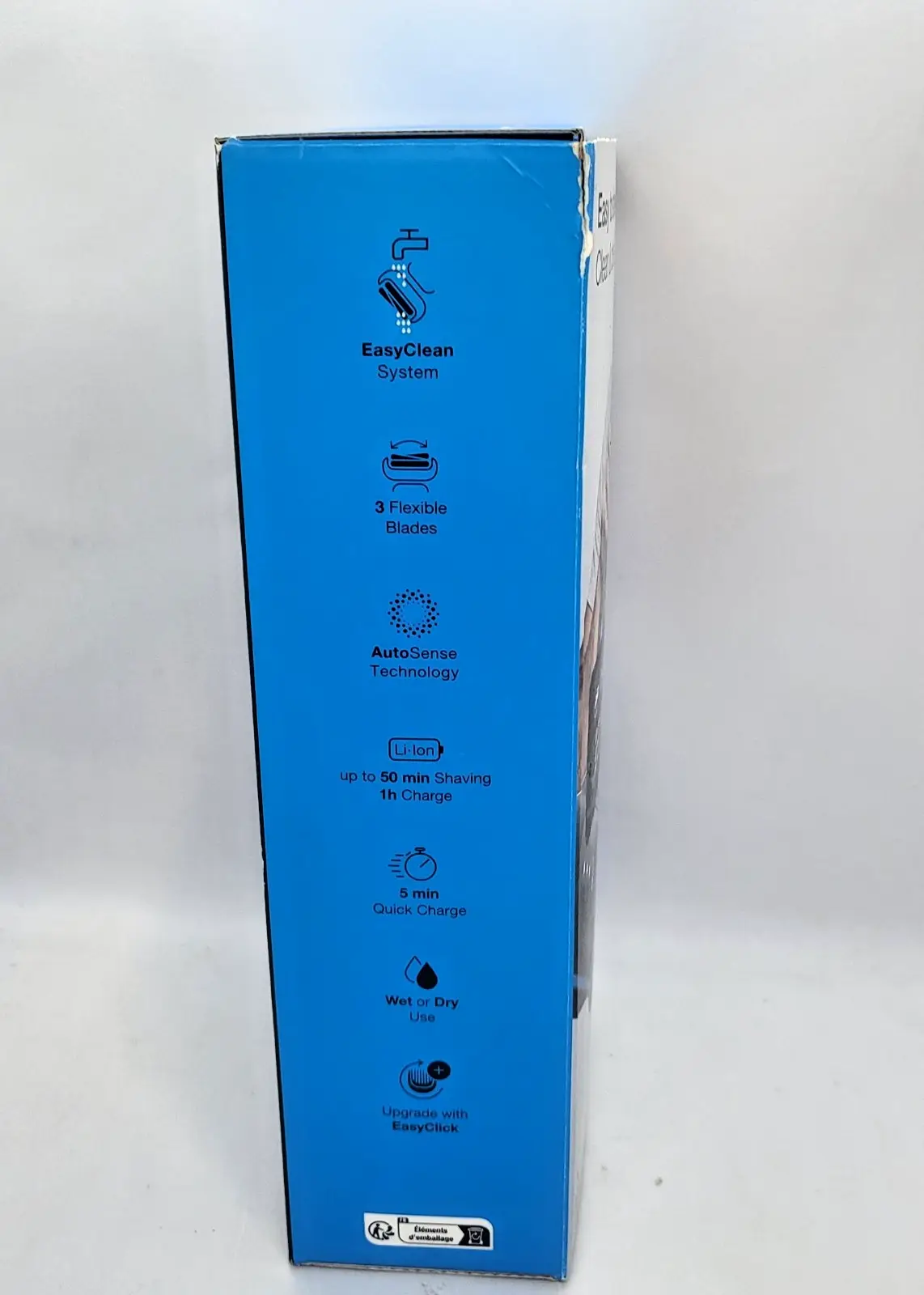 Мъжка електрическа самобръсначка с фолио Braun Series 5 51-B1000s Безжична мокра и суха Произведена в Германия - Image 5
