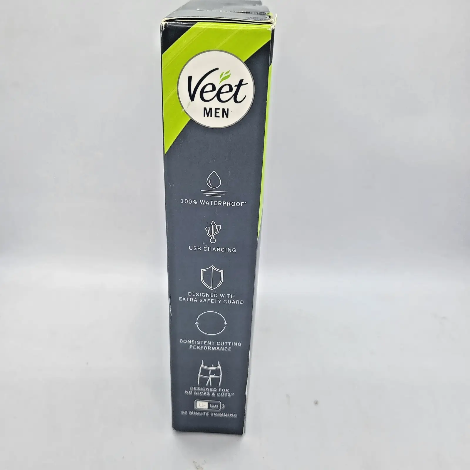 Мъжки интимен тример Veet Men Total Pro Електрическа машинка за подстригване и бръснене на интимно окосмяване НОВА - Image 3