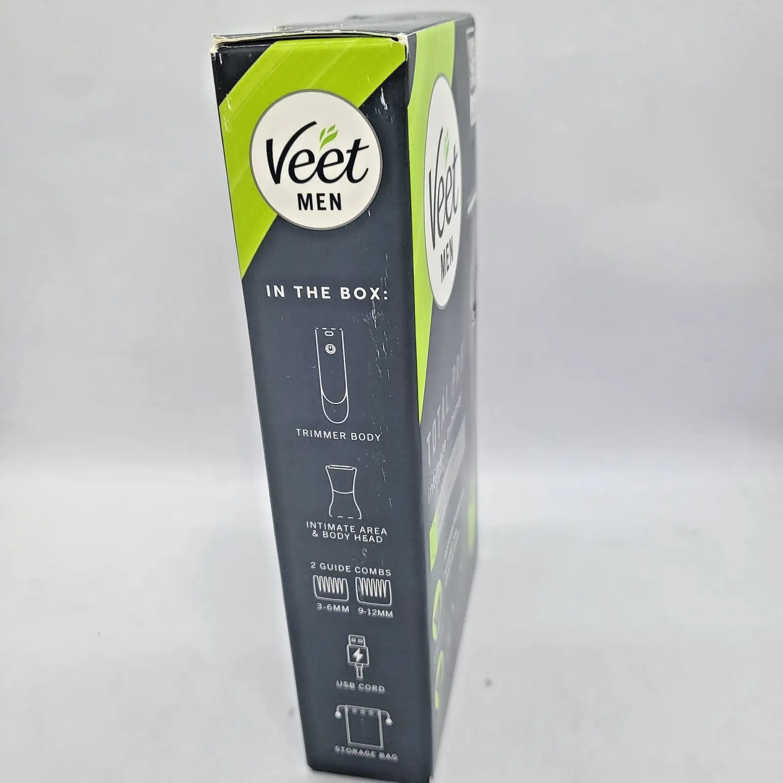 Мъжки интимен тример Veet Men Total Pro Електрическа машинка за подстригване и бръснене на интимно окосмяване НОВА - Image 4