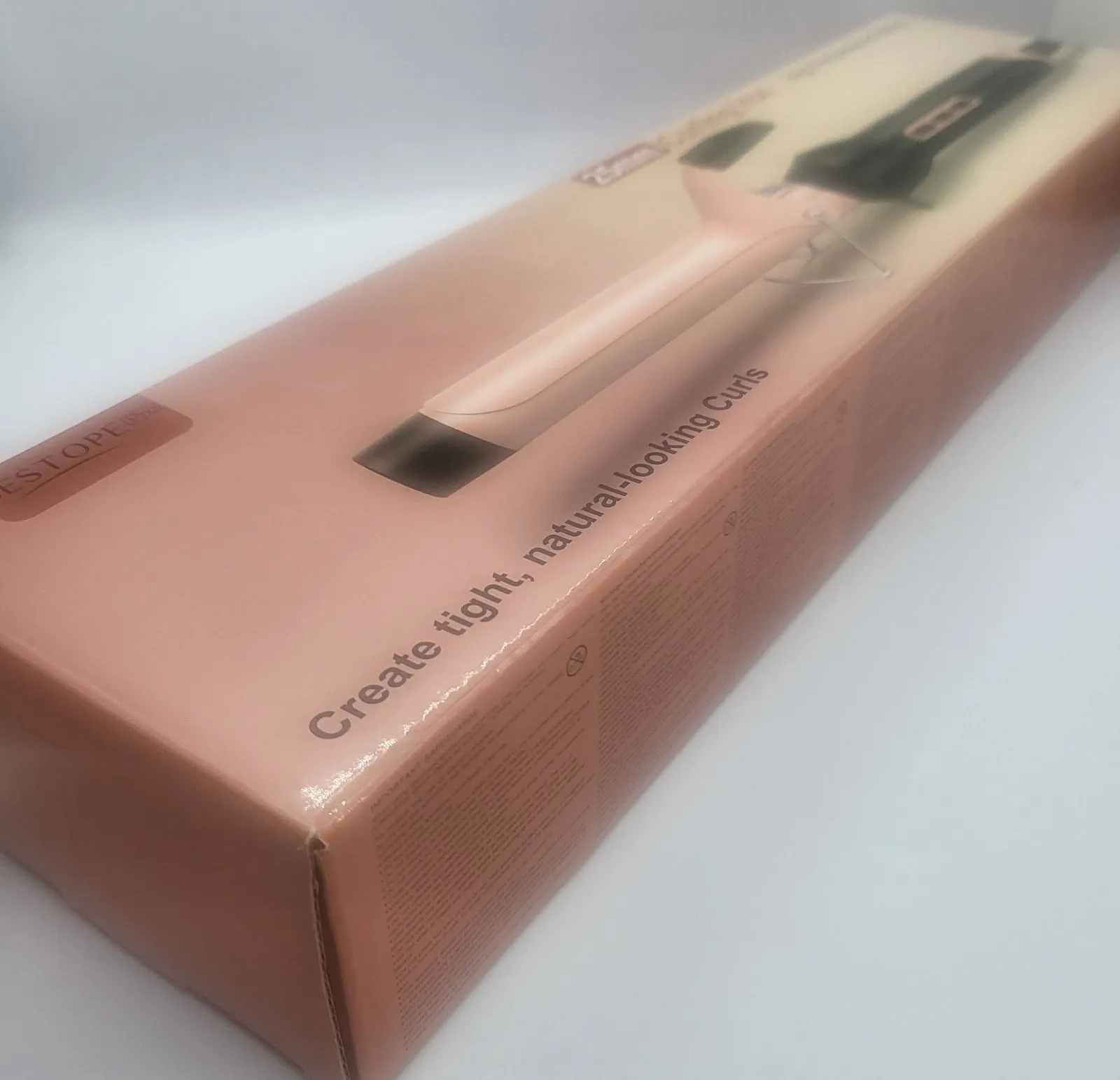 Маша за коса BESTOPE PRO 25 мм Керамична маша Розова с LCD дисплей NMZ C7 - Image 2