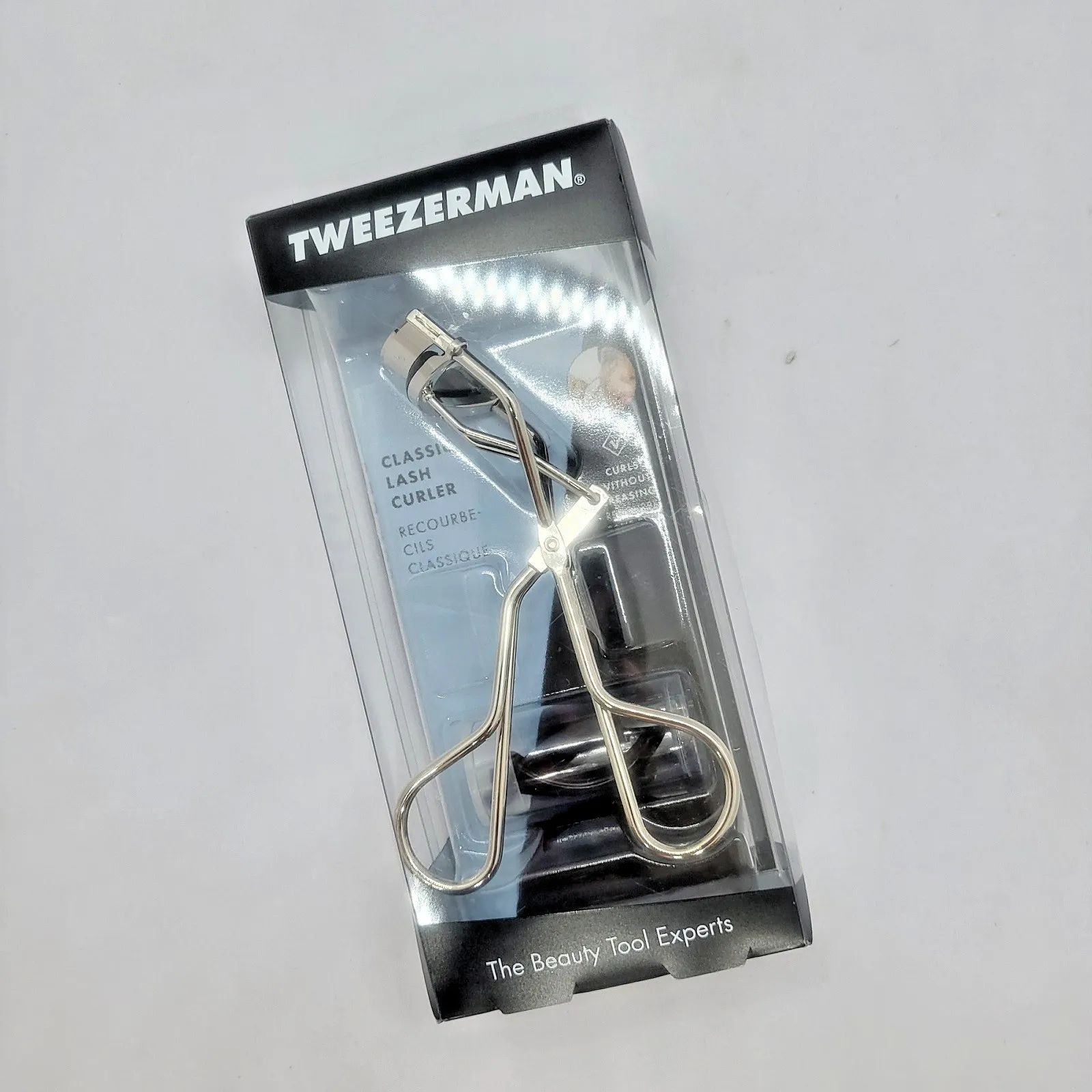 Класическа извивачка за мигли Tweezerman с 3 силиконови резервни подложки 1034 - Image 5
