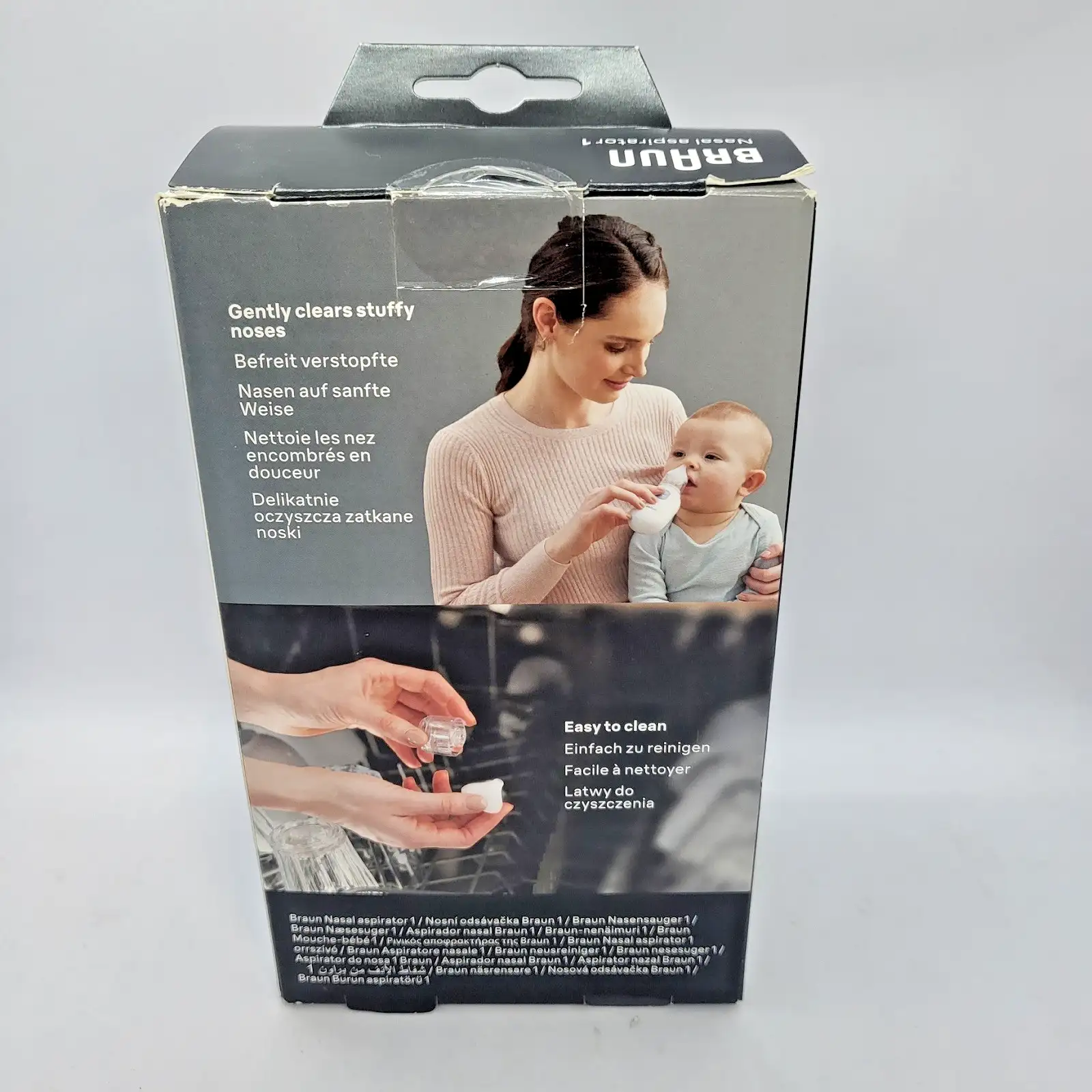 Braun Назален аспиратор 1 Електрическа прахосмукачка за нос Baby Clean BNA100EU Нов - Image 3