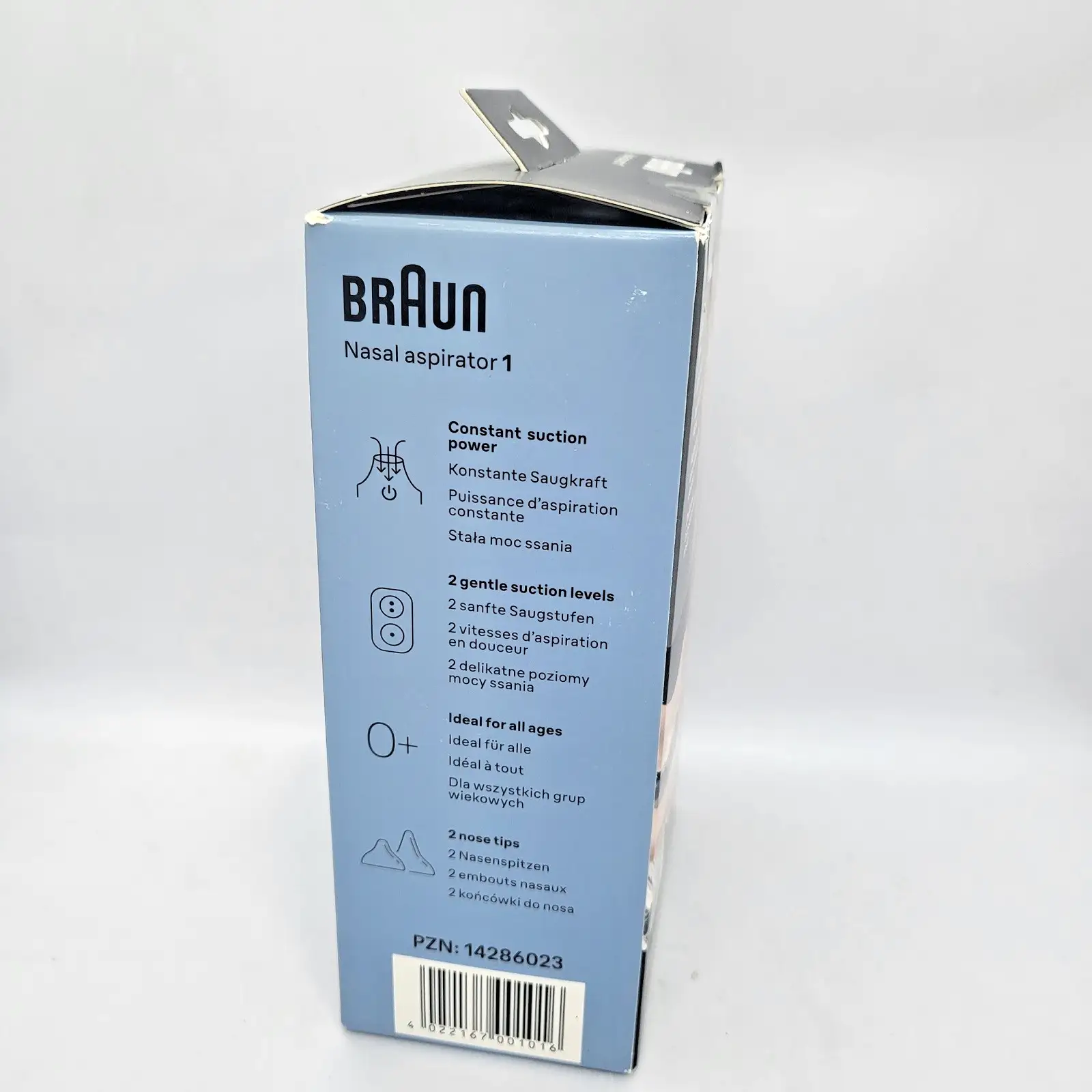 Braun Назален аспиратор 1 Електрическа прахосмукачка за нос Baby Clean BNA100EU Нов - Image 4
