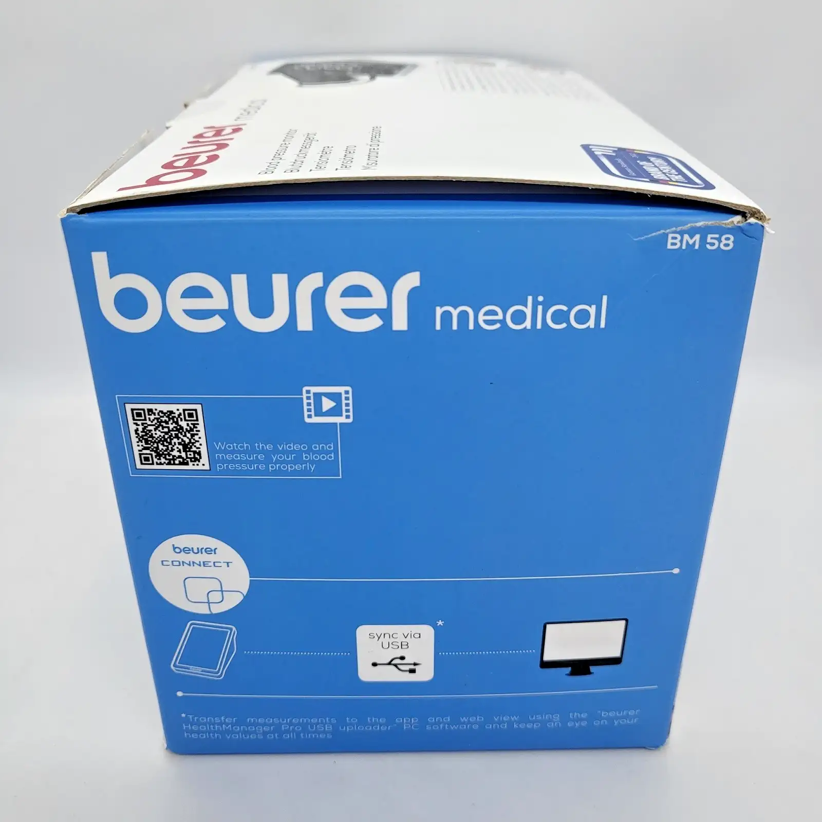 Beurer BM 58 Дигитален апарат за кръвно налягане Сензорен екран Нов - Image 5
