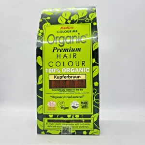 Radico Colour Me Organic Премиум боя за коса Меднокафява Copper Brown 100g Нова