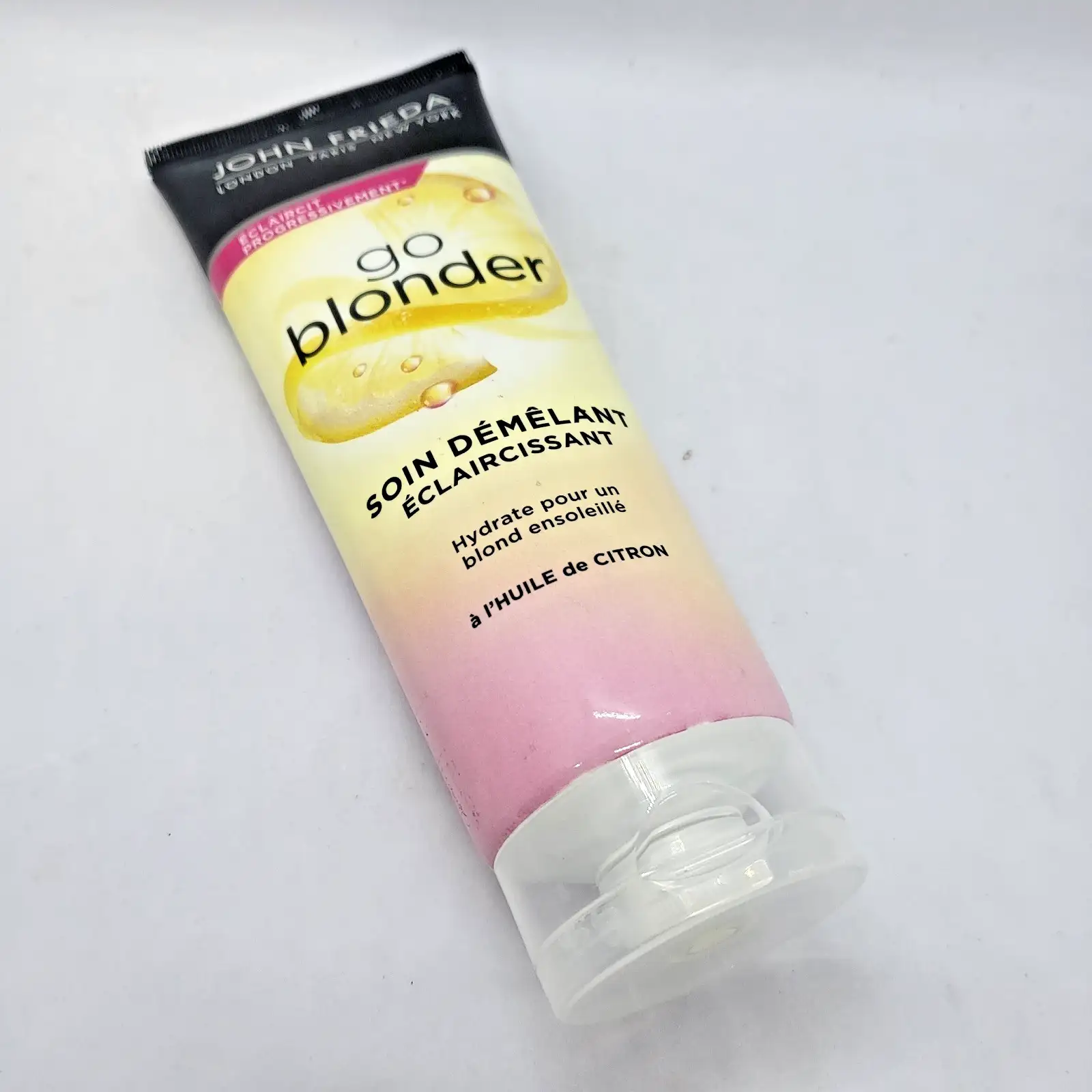 John Frieda Go Blonder Изсветляващ балсам 250ml Грижа за блясък на руса коса Нов - Image 4